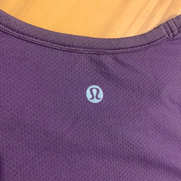Lululemon All It Takes ruched crop tee in Grape Thistle - Picture 10 of 10